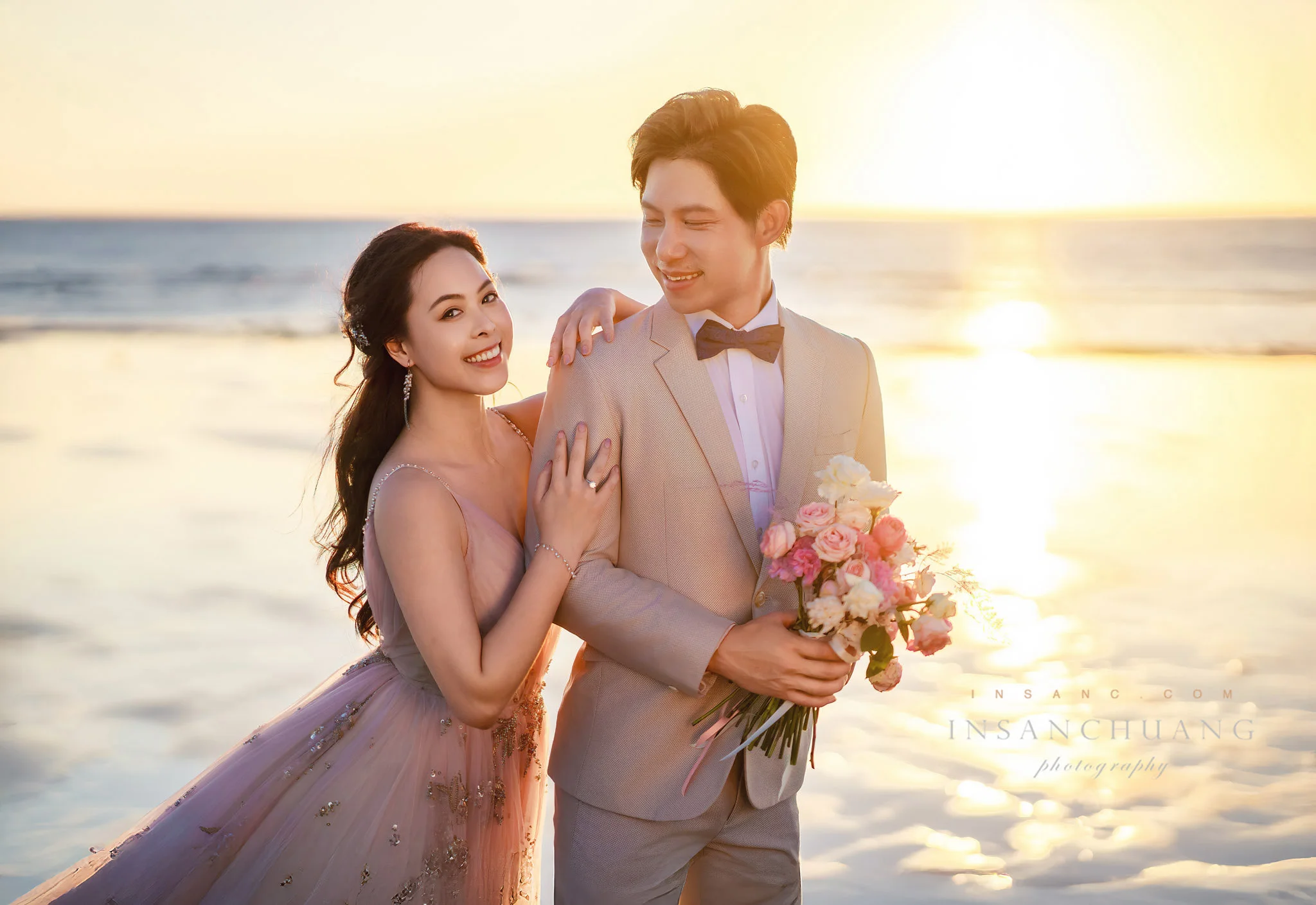 {婚攝英聖|自主婚紗}Victor+Tiffany婚紗-桃源谷-望谷瀑布-東北角神秘海岸-洲子灣海灘-造型:朵咪 婚攝英聖