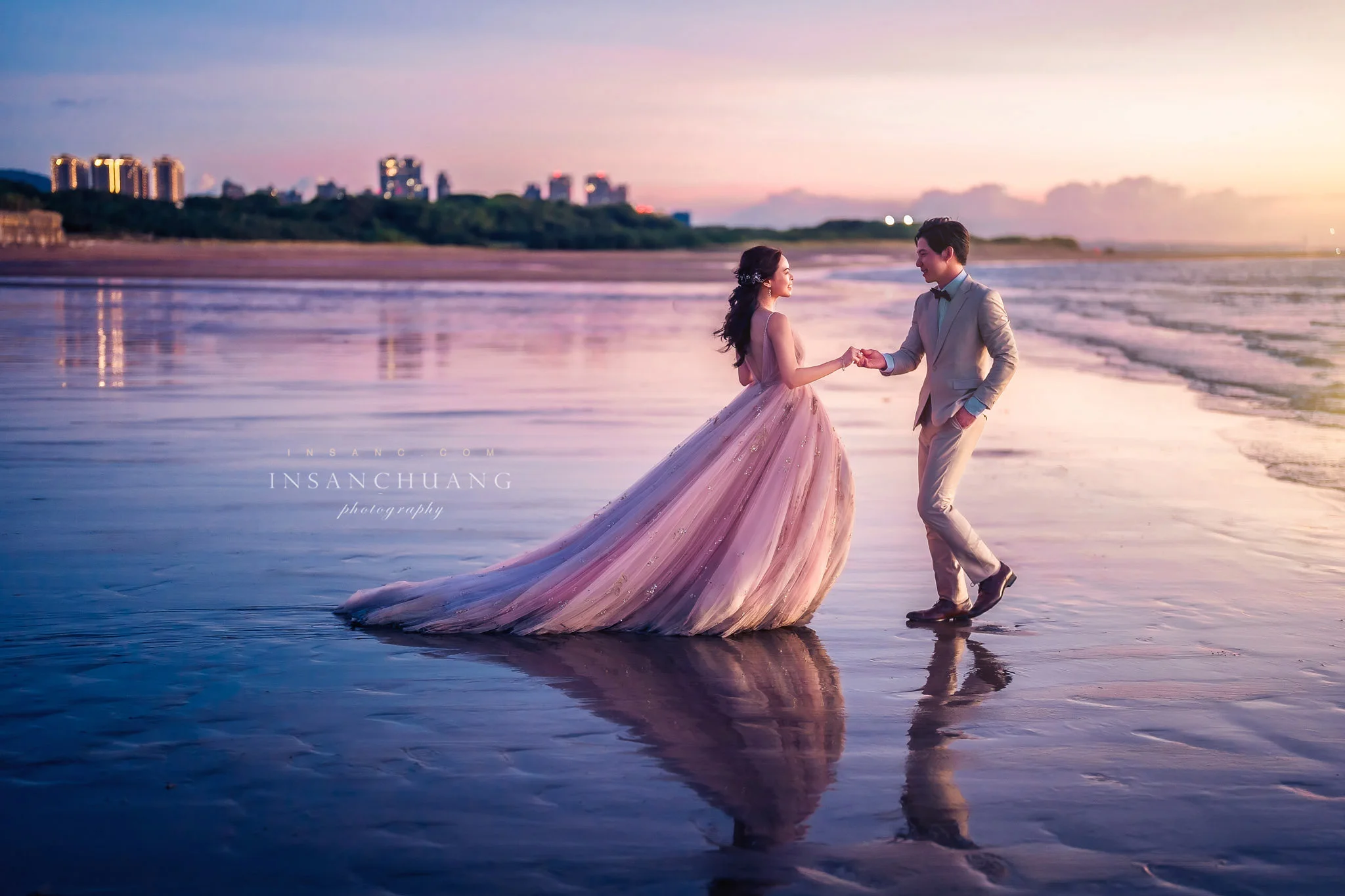 {婚攝英聖|自主婚紗}Victor+Tiffany婚紗-桃源谷-望谷瀑布-東北角神秘海岸-洲子灣海灘-造型:朵咪 婚攝英聖