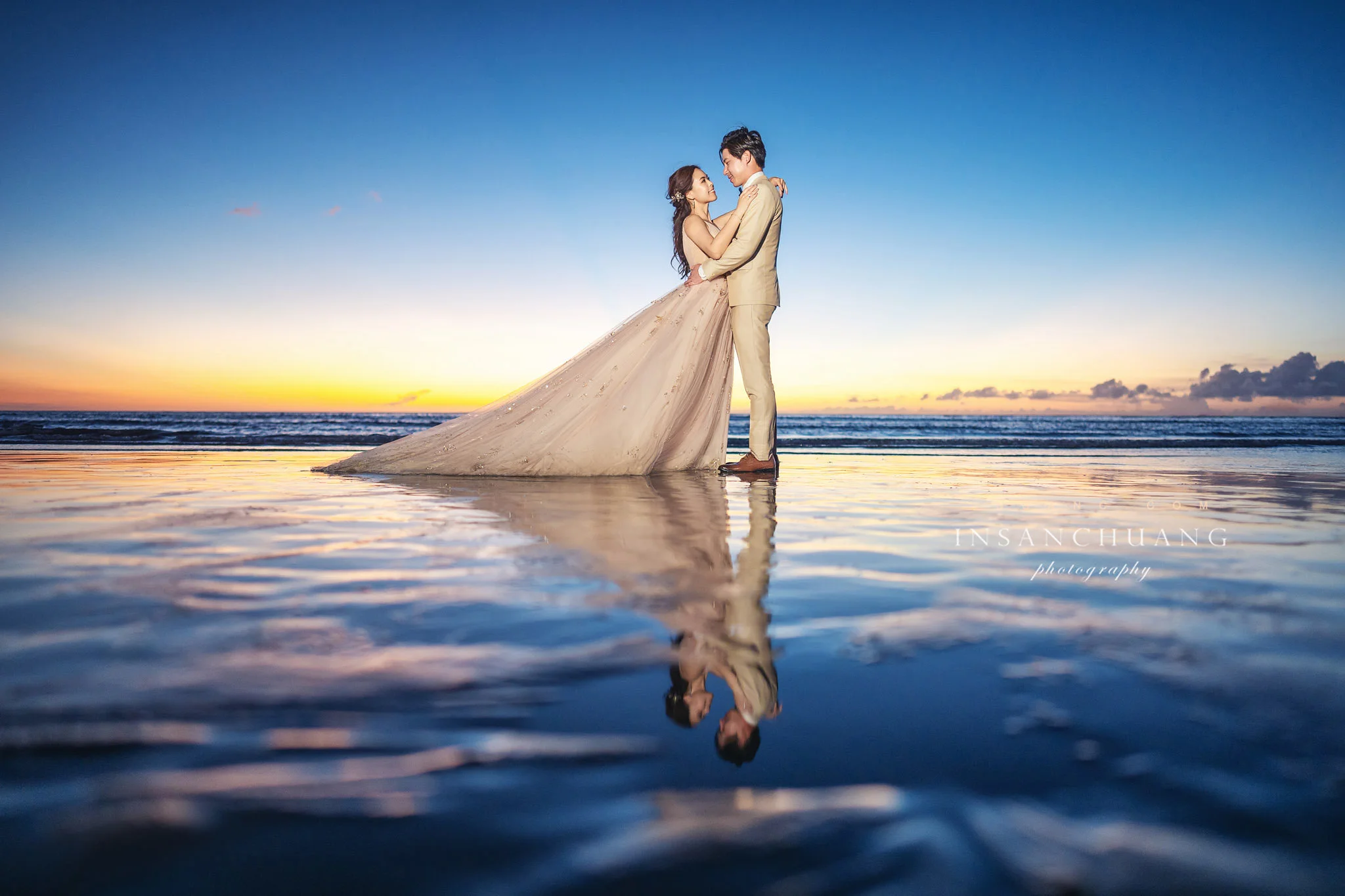 {婚攝英聖|自主婚紗}Victor+Tiffany婚紗-桃源谷-望谷瀑布-東北角神秘海岸-洲子灣海灘-造型:朵咪 婚攝英聖