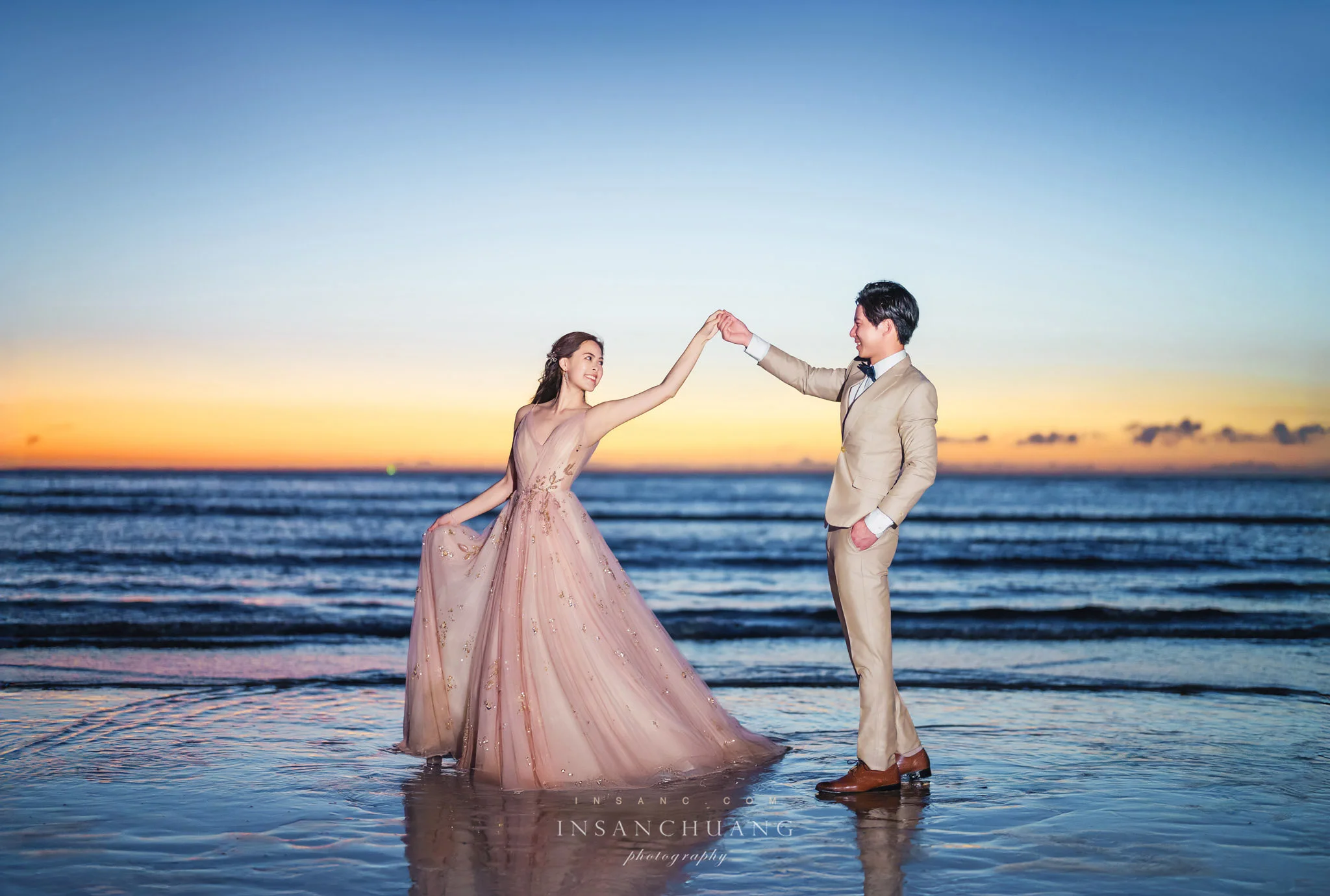 {婚攝英聖|自主婚紗}Victor+Tiffany婚紗-桃源谷-望谷瀑布-東北角神秘海岸-洲子灣海灘-造型:朵咪 婚攝英聖