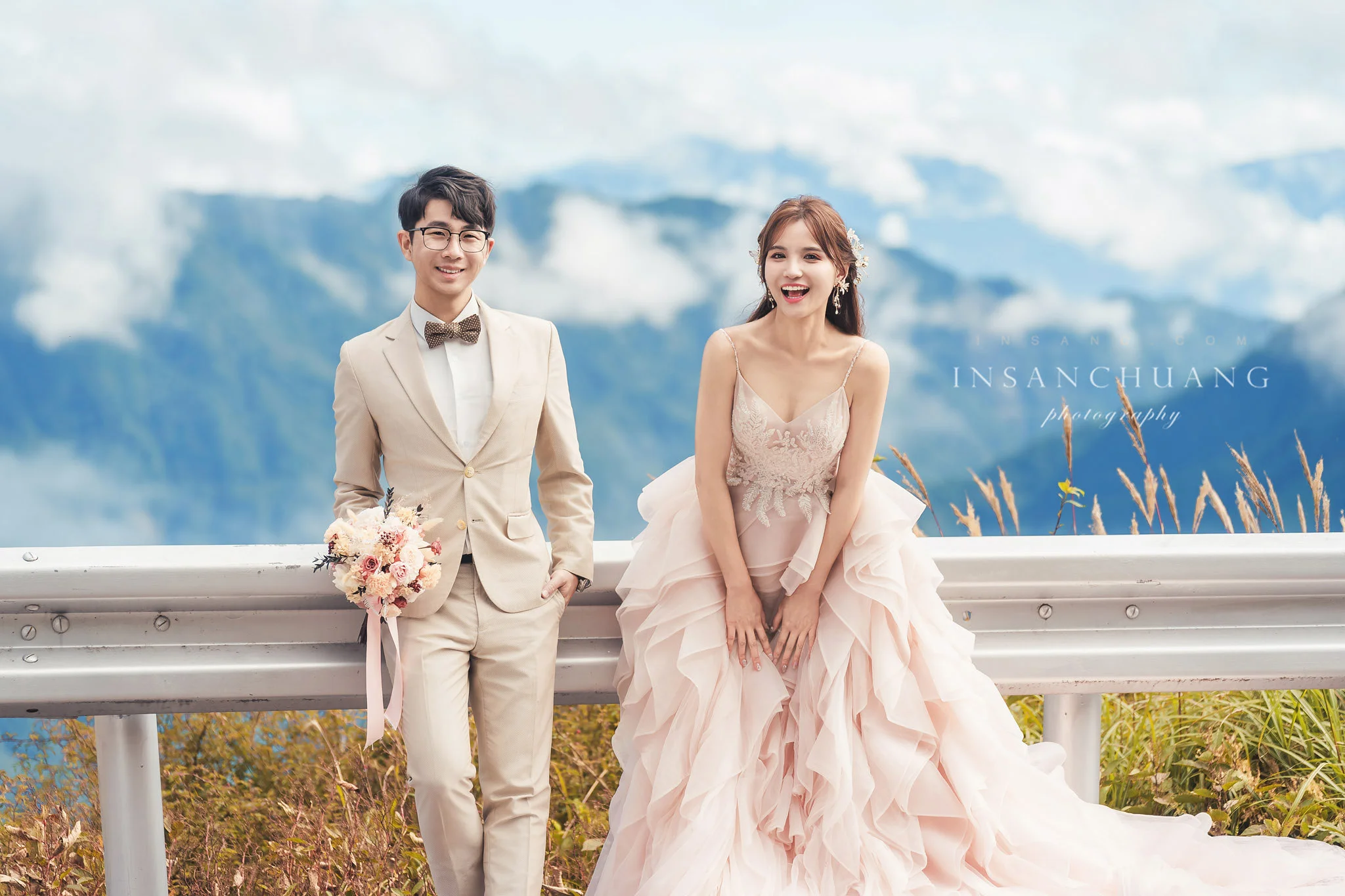 {婚攝英聖|自主婚紗}博士+咪咪高山婚紗攝影-合歡山日出婚紗-台中都會街拍-海邊夕陽婚紗-造型:朵咪 婚攝英聖