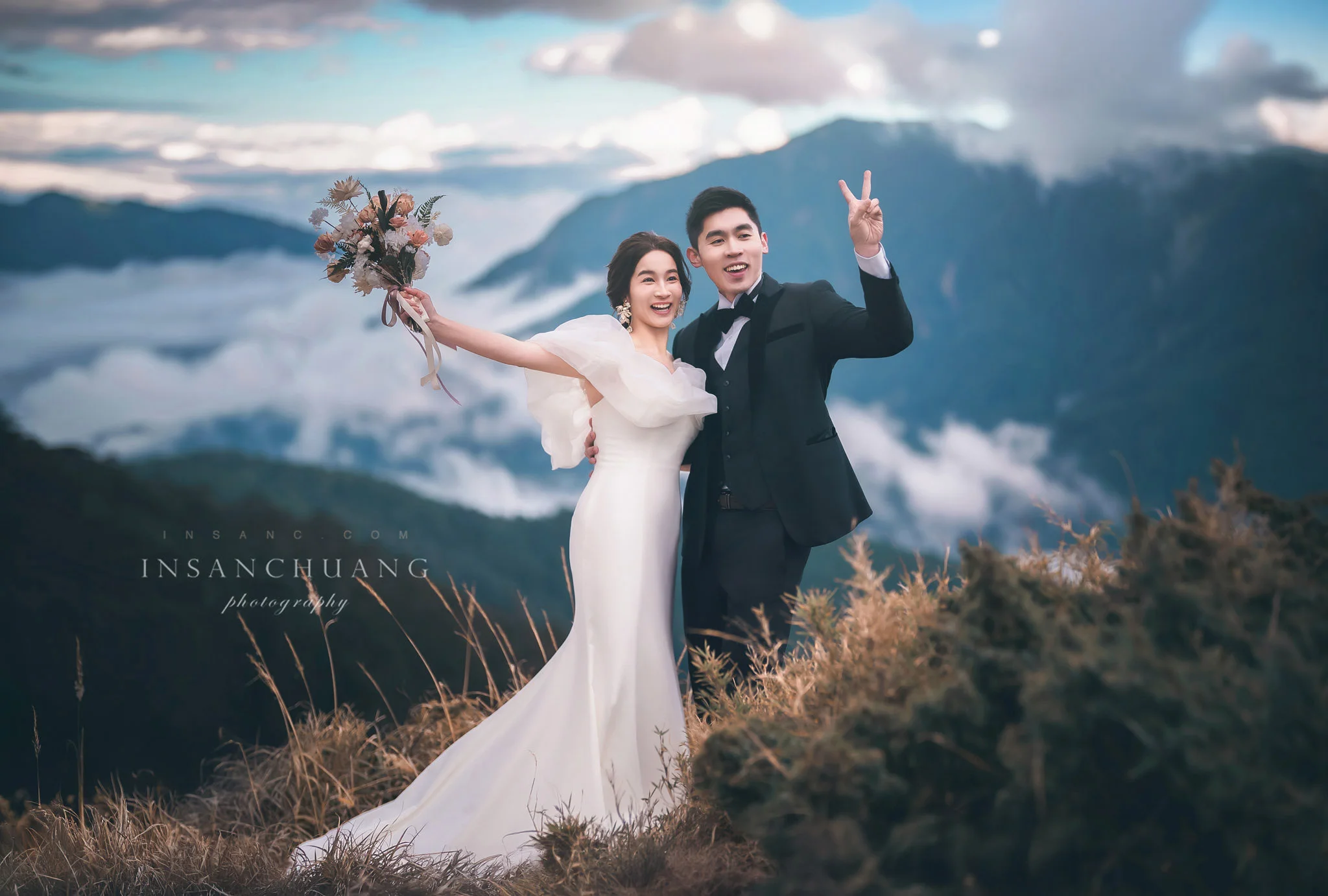 {婚攝英聖|自主婚紗}老曹+丸子合歡山婚紗攝影-高山婚紗-星空日出雲海婚紗-旗袍婚紗-造型:朵咪 婚攝英聖