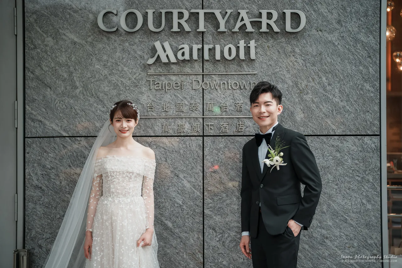 [ 婚攝英聖 | 台北婚攝 ] 修豪+郁雯 { 地點:國泰萬怡酒店Courtyard by Marriott Taipei Downtown} 婚攝英聖