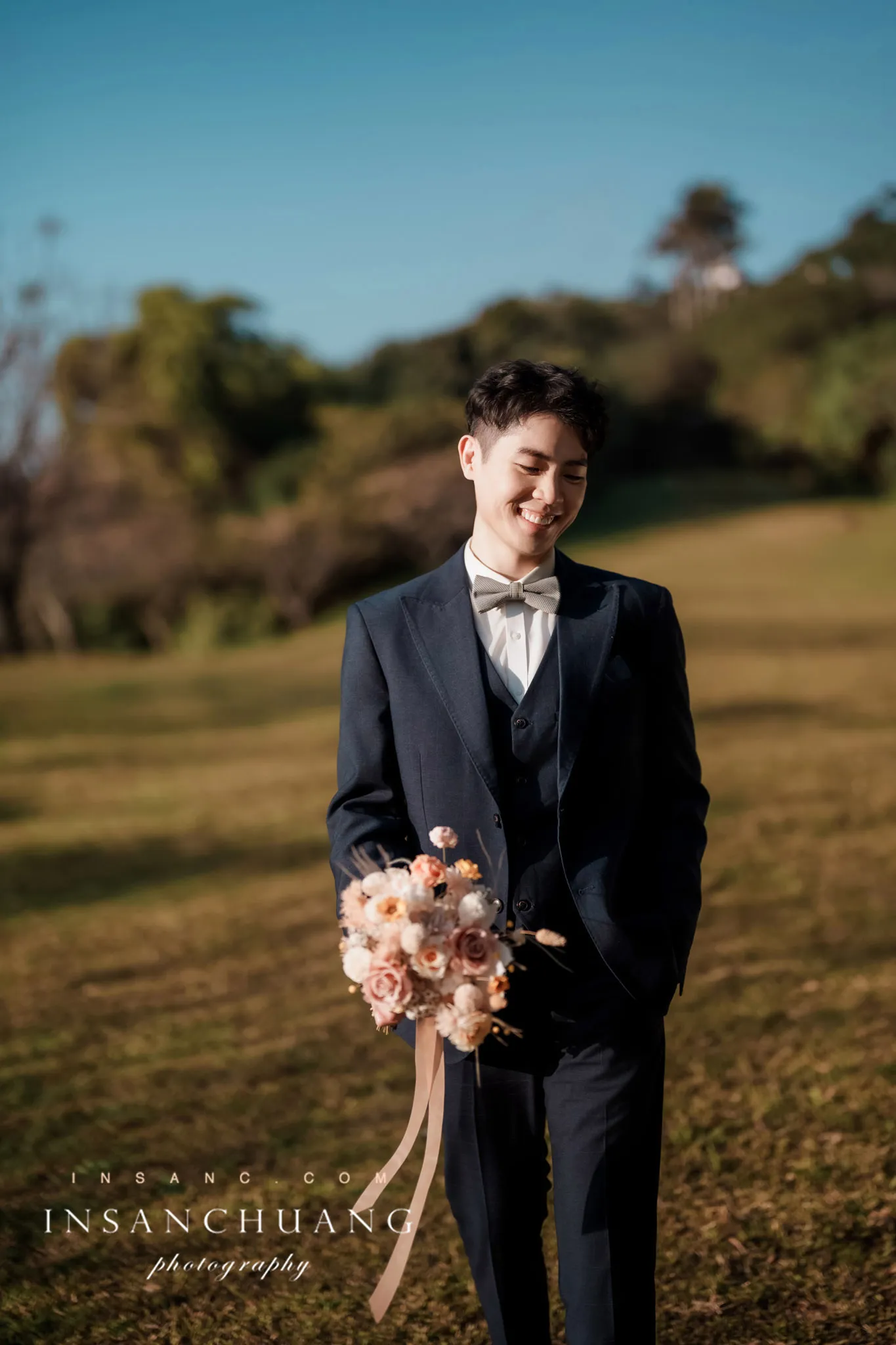 絕美陽明山光影婚紗：晉晉+璐璐最自然的呼吸感婚紗- 造型：朵咪 婚攝英聖