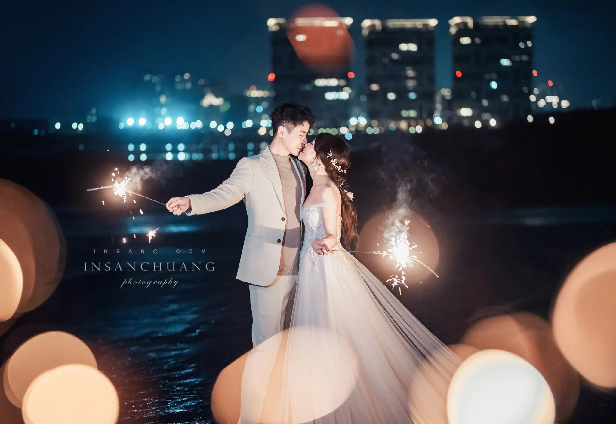 絕美陽明山光影婚紗：晉晉+璐璐最自然的呼吸感婚紗- 造型：朵咪 婚攝英聖
