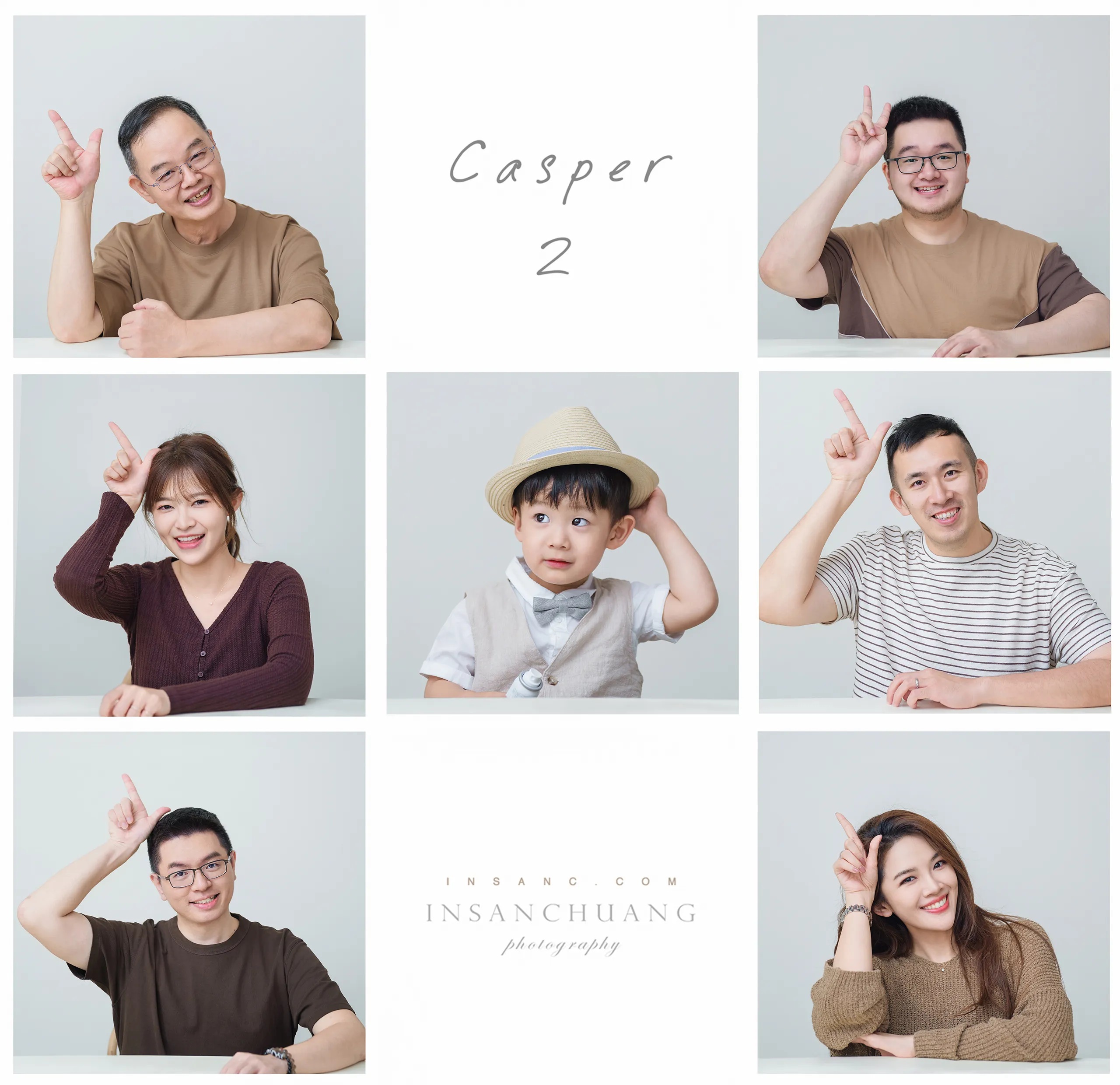 {婚攝英聖|親子攝影}薇婷莉婷全家福-Casper2歲 婚攝英聖