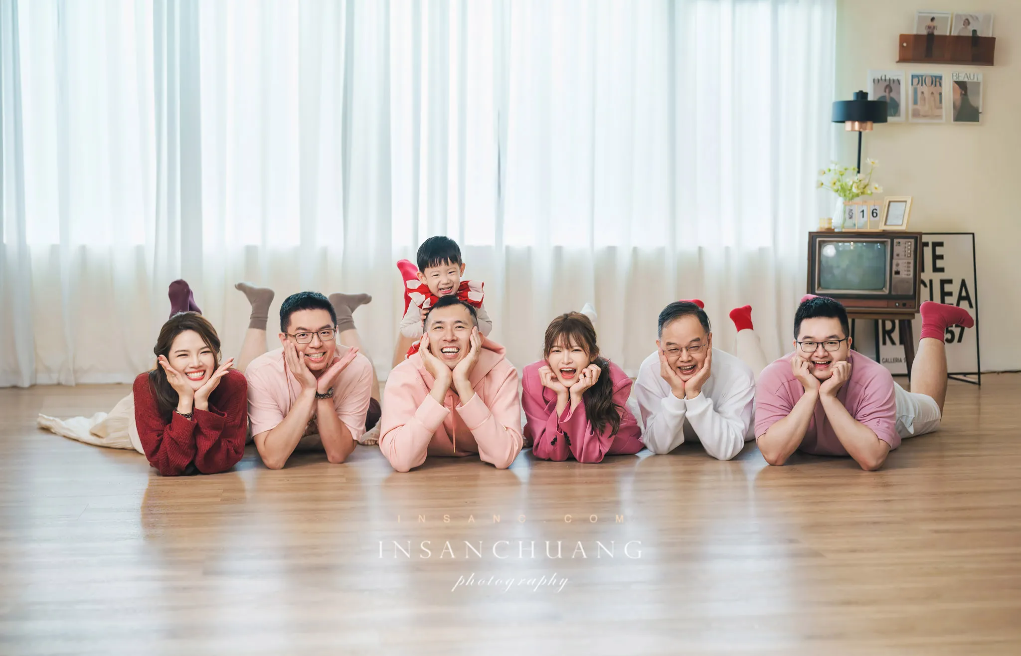 {婚攝英聖|親子攝影}薇婷莉婷全家福-Casper2歲 婚攝英聖