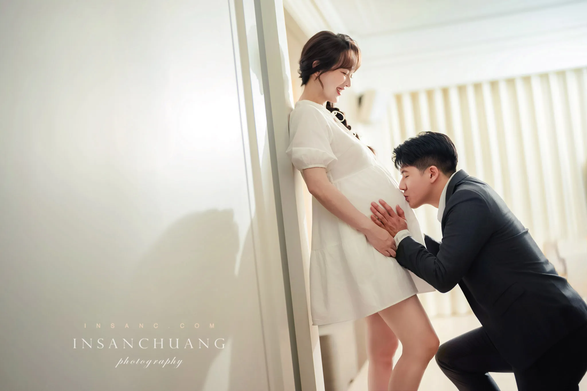 {婚攝英聖|孕婦寫真}文萍2寶全家福 婚攝英聖