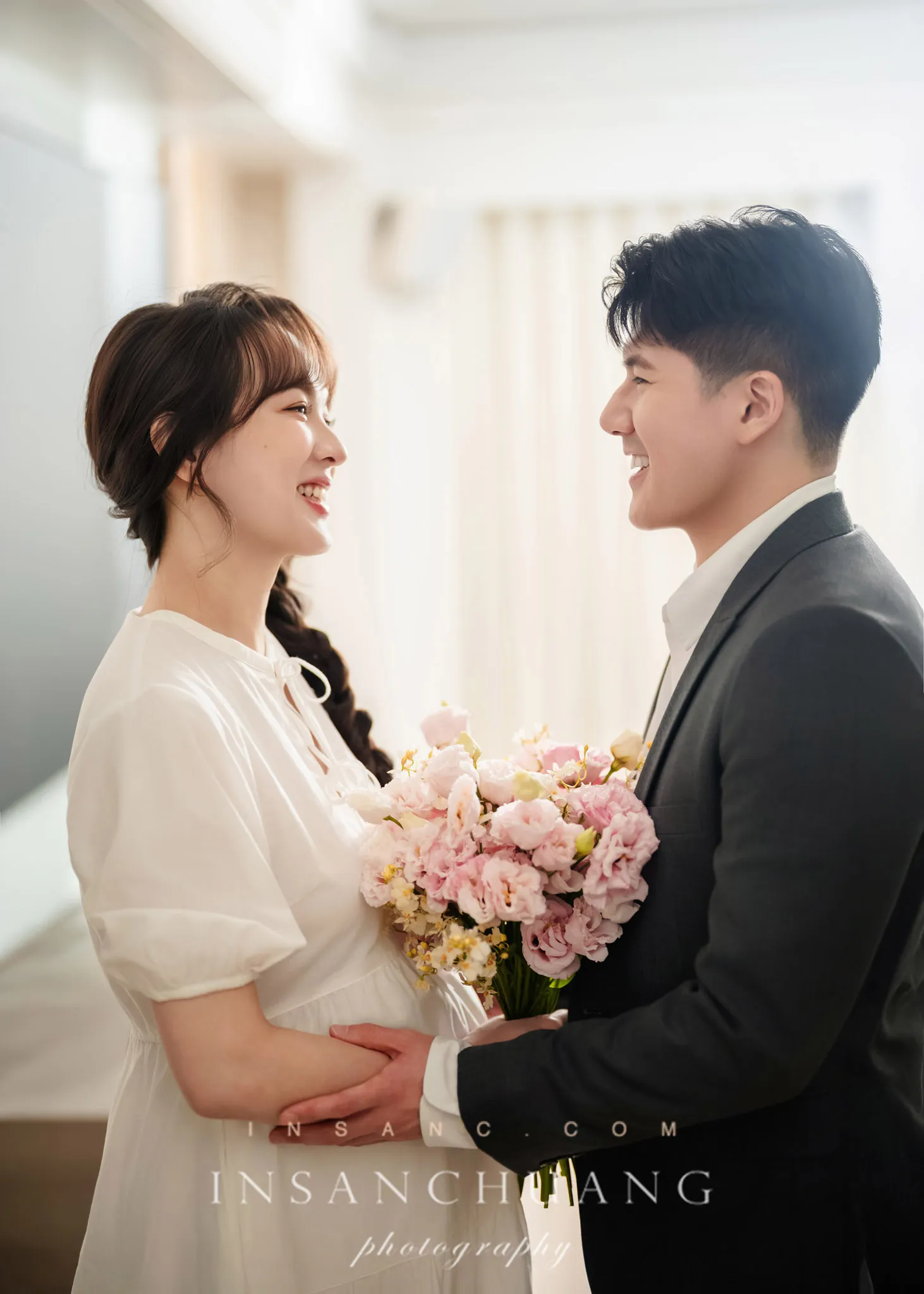 {婚攝英聖|孕婦寫真}文萍2寶全家福 婚攝英聖