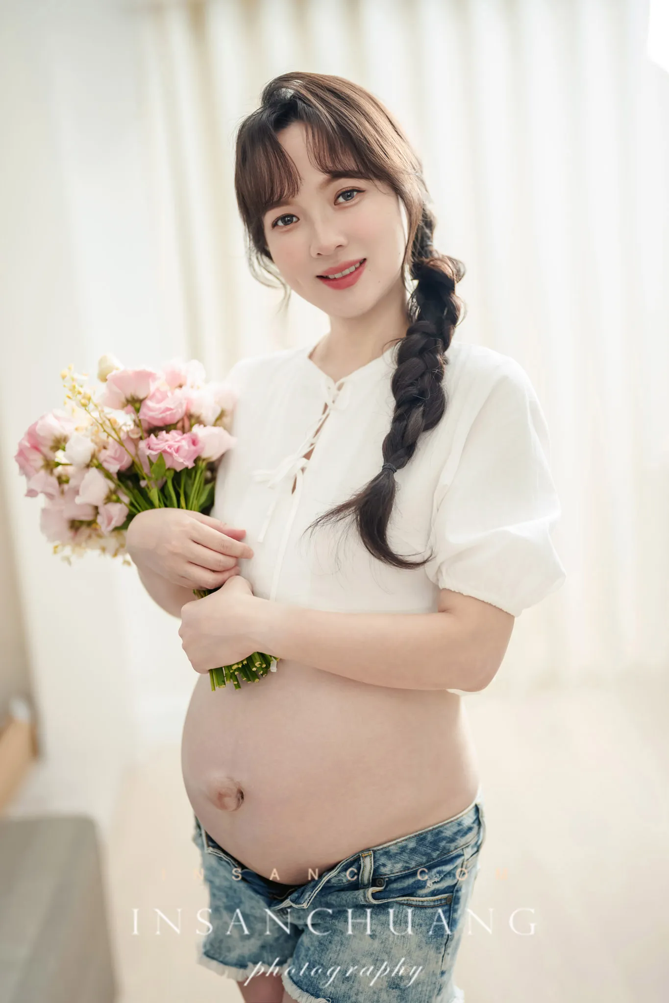 {婚攝英聖|孕婦寫真}文萍2寶全家福 婚攝英聖