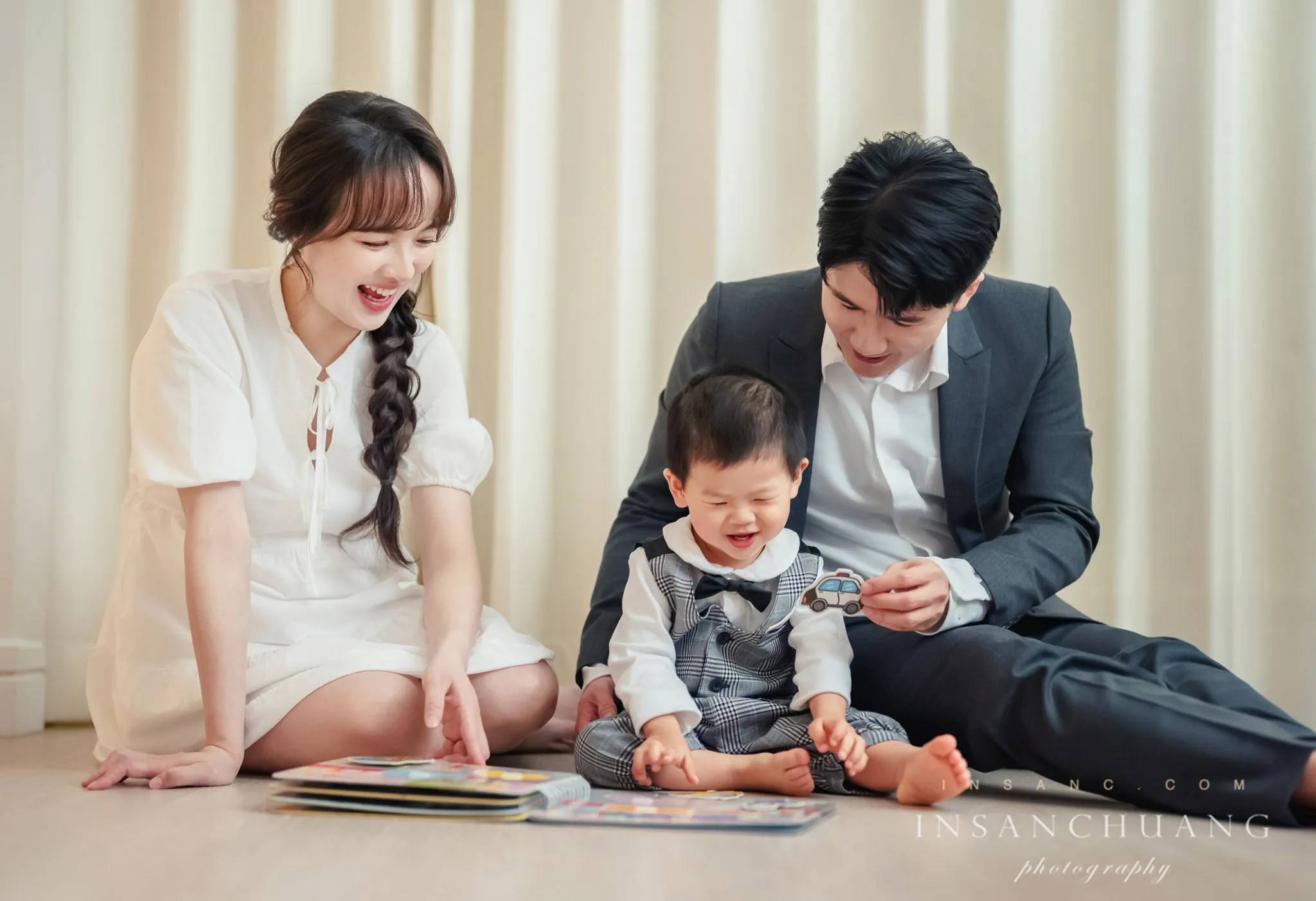{婚攝英聖|孕婦寫真}文萍2寶全家福 婚攝英聖