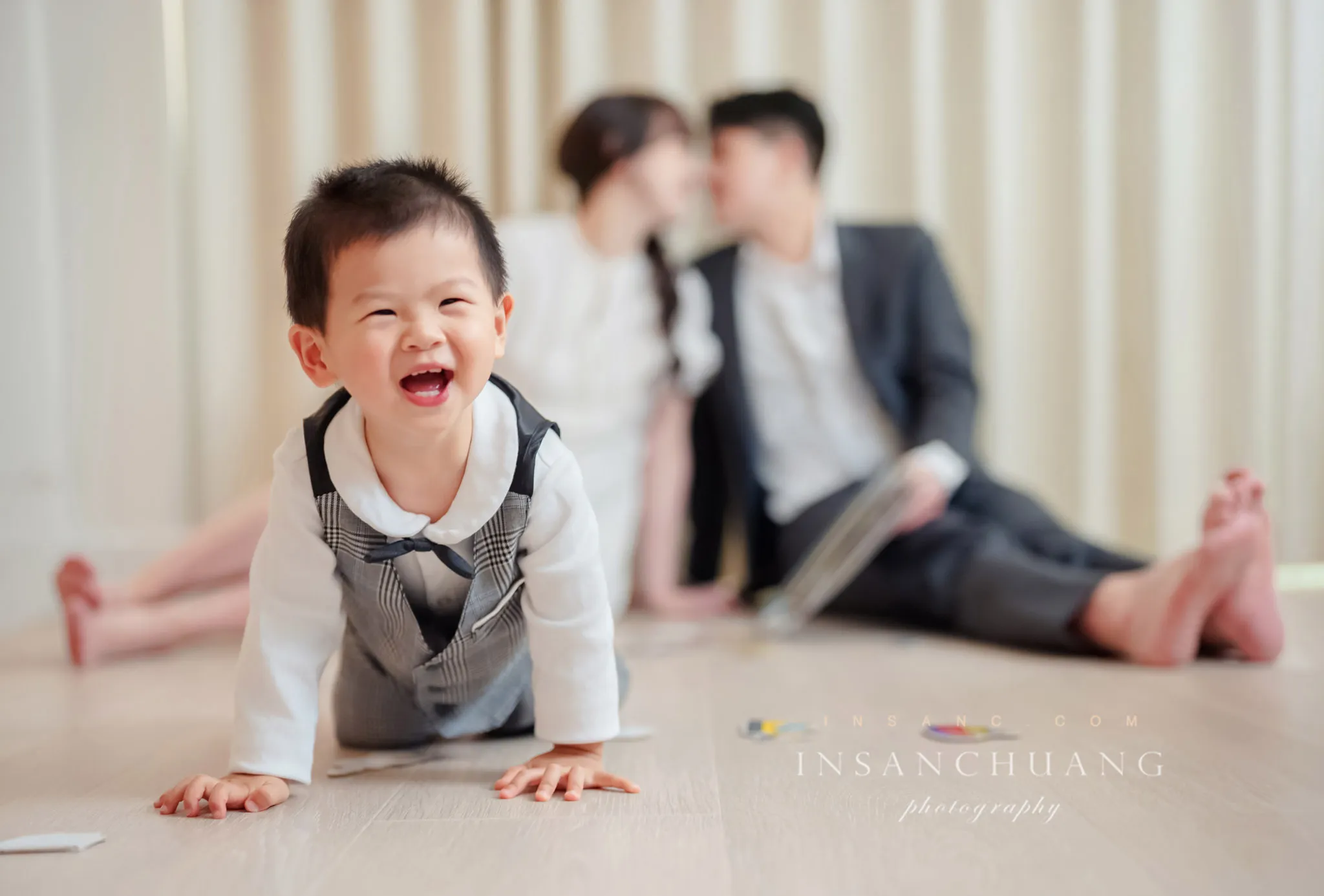 {婚攝英聖|孕婦寫真}文萍2寶全家福 婚攝英聖