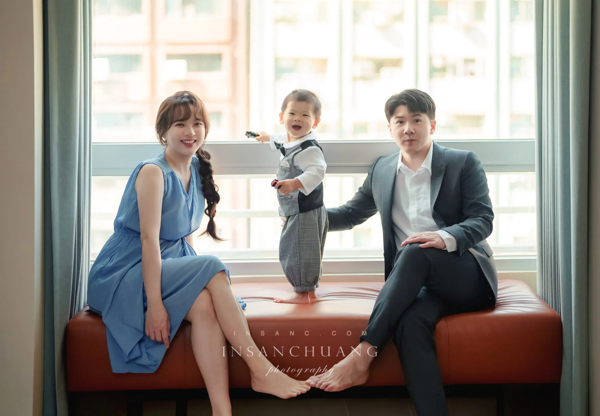 {婚攝英聖|孕婦寫真}文萍2寶全家福 婚攝英聖