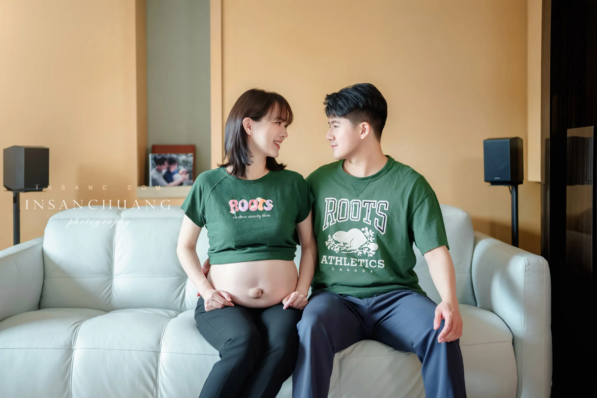 {婚攝英聖|孕婦寫真}文萍2寶全家福 婚攝英聖