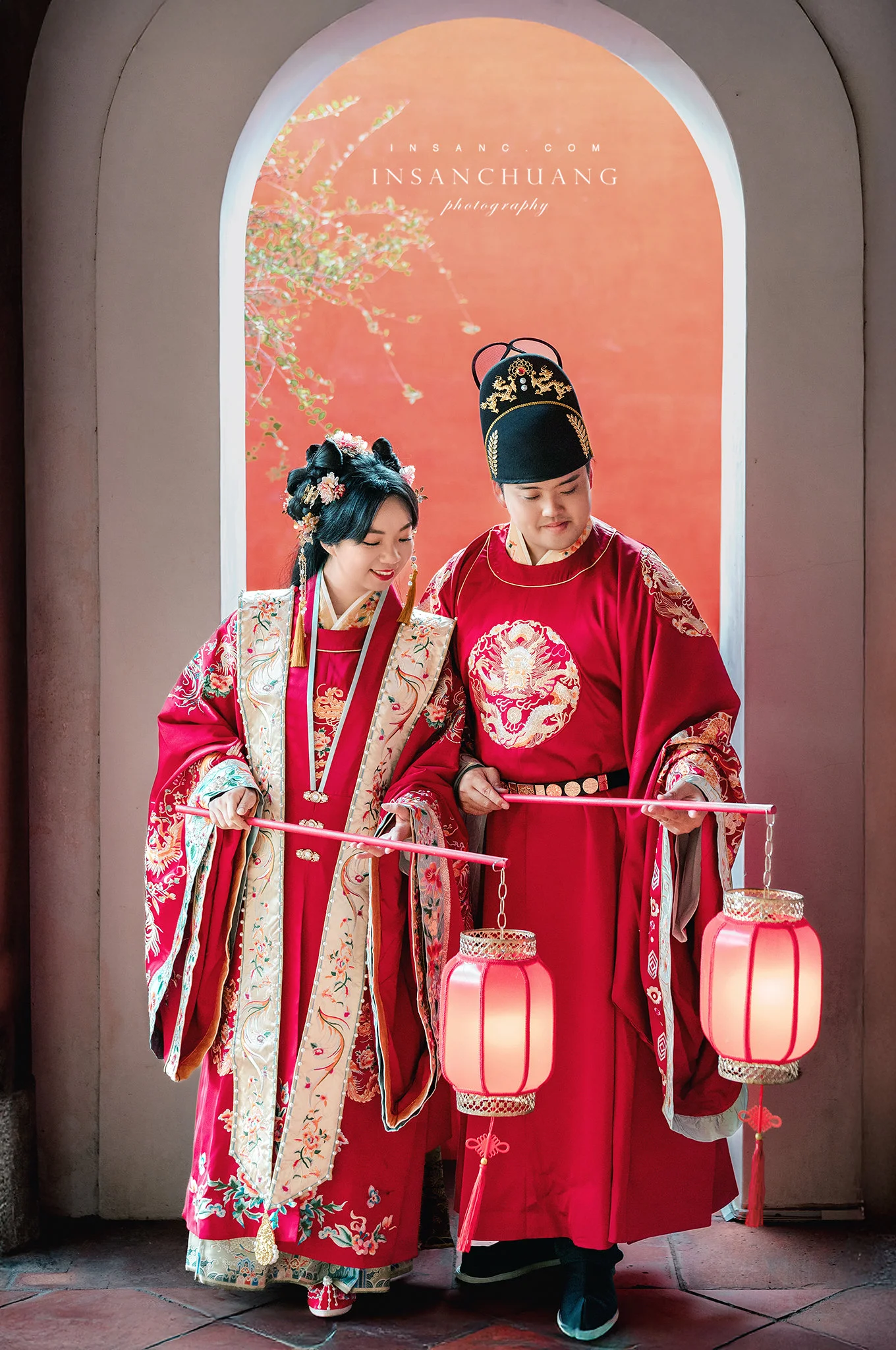 {婚攝英聖 |自主婚紗 }宗軒+芷伶漢服婚紗-古典婚紗-中式婚紗攝影-台南孔廟-造型:Yuki白色夢幻 婚攝英聖