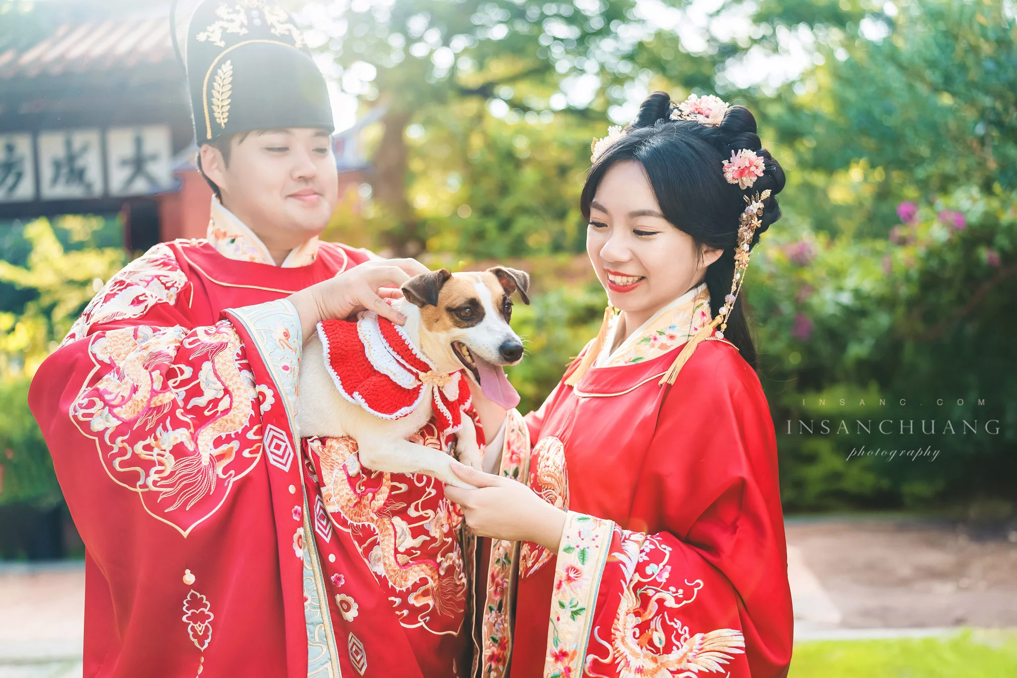 {婚攝英聖 |自主婚紗 }宗軒+芷伶漢服婚紗-古典婚紗-中式婚紗攝影-台南孔廟-造型:Yuki白色夢幻 婚攝英聖