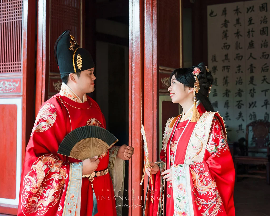 {婚攝英聖 |自主婚紗 }宗軒+芷伶漢服婚紗-古典婚紗-中式婚紗攝影-台南孔廟-造型:Yuki白色夢幻 婚攝英聖
