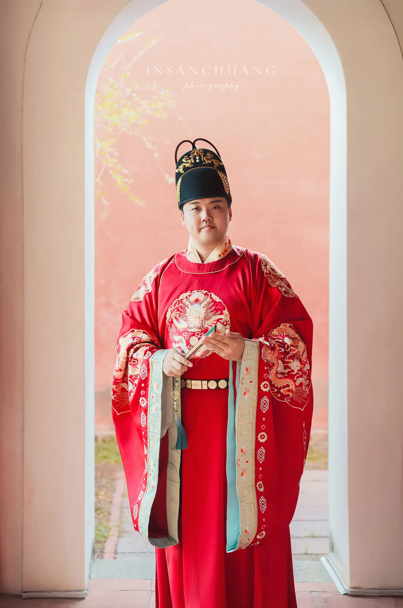 {婚攝英聖 |自主婚紗 }宗軒+芷伶漢服婚紗-古典婚紗-中式婚紗攝影-台南孔廟-造型:Yuki白色夢幻 婚攝英聖
