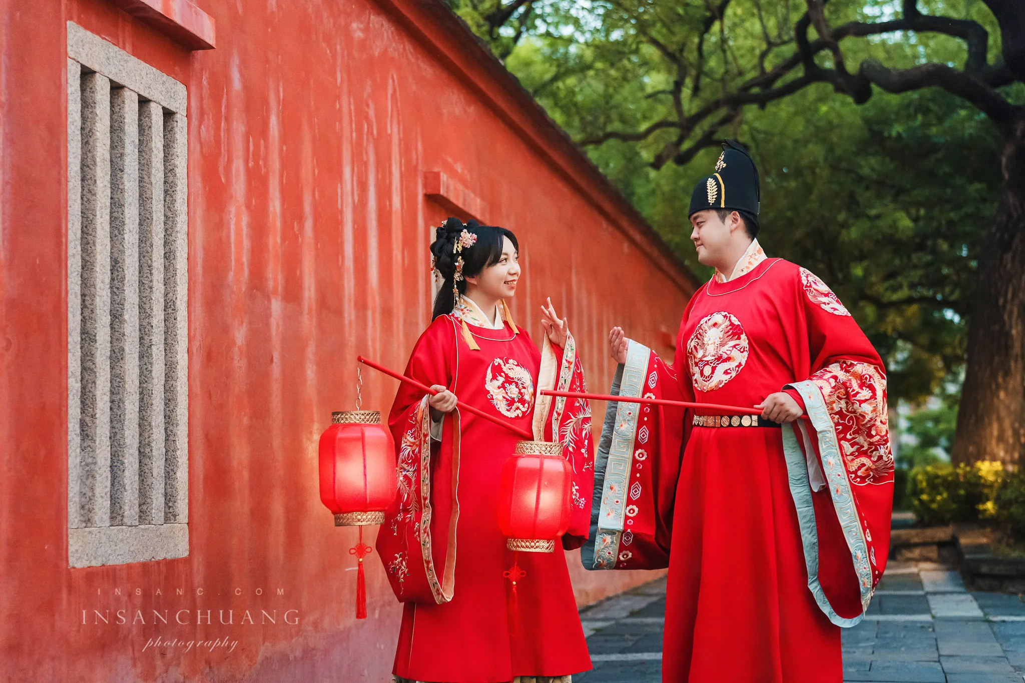 {婚攝英聖 |自主婚紗 }宗軒+芷伶漢服婚紗-古典婚紗-中式婚紗攝影-台南孔廟-造型:Yuki白色夢幻 婚攝英聖