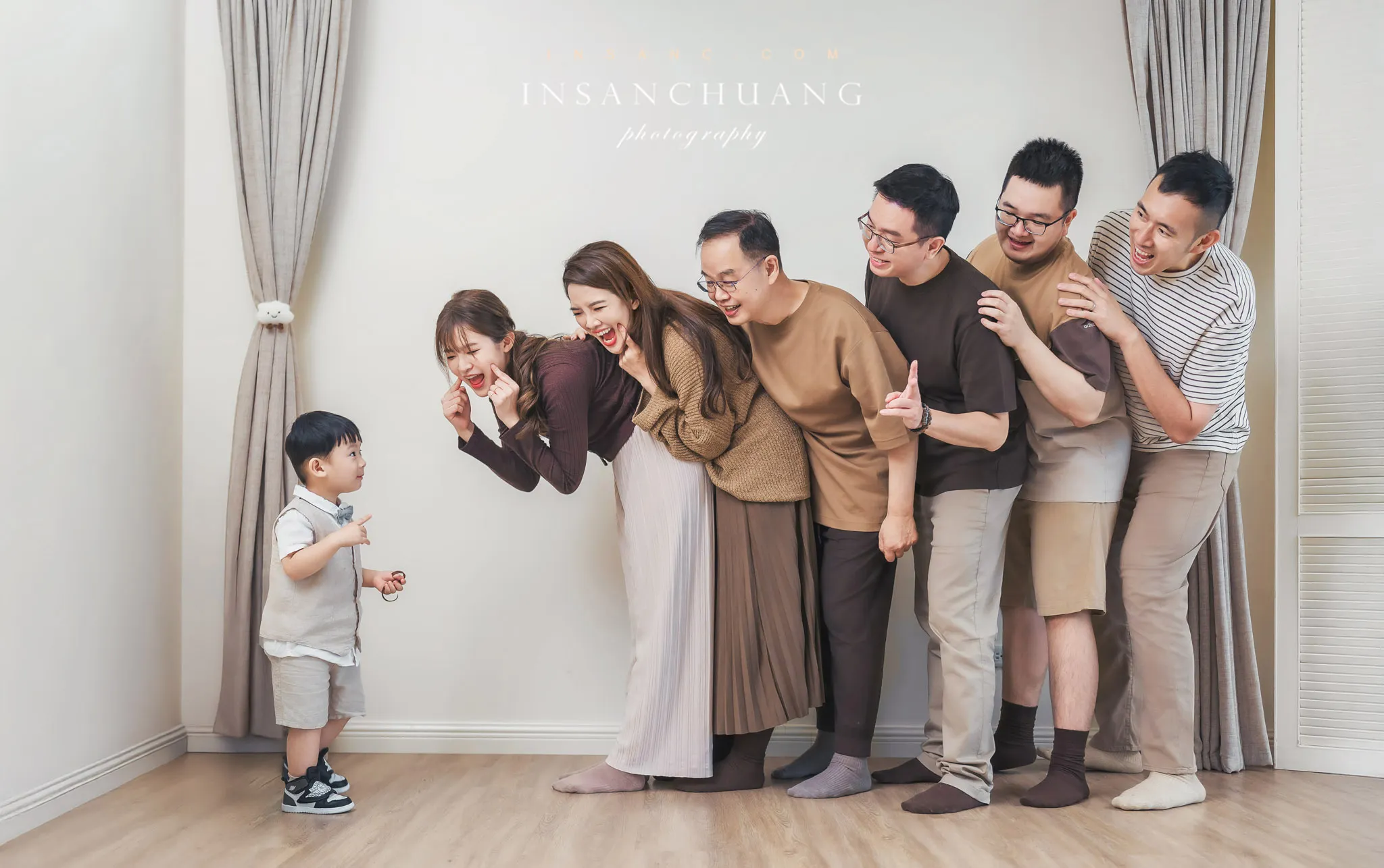 {婚攝英聖|親子攝影}薇婷莉婷全家福-Casper2歲 婚攝英聖