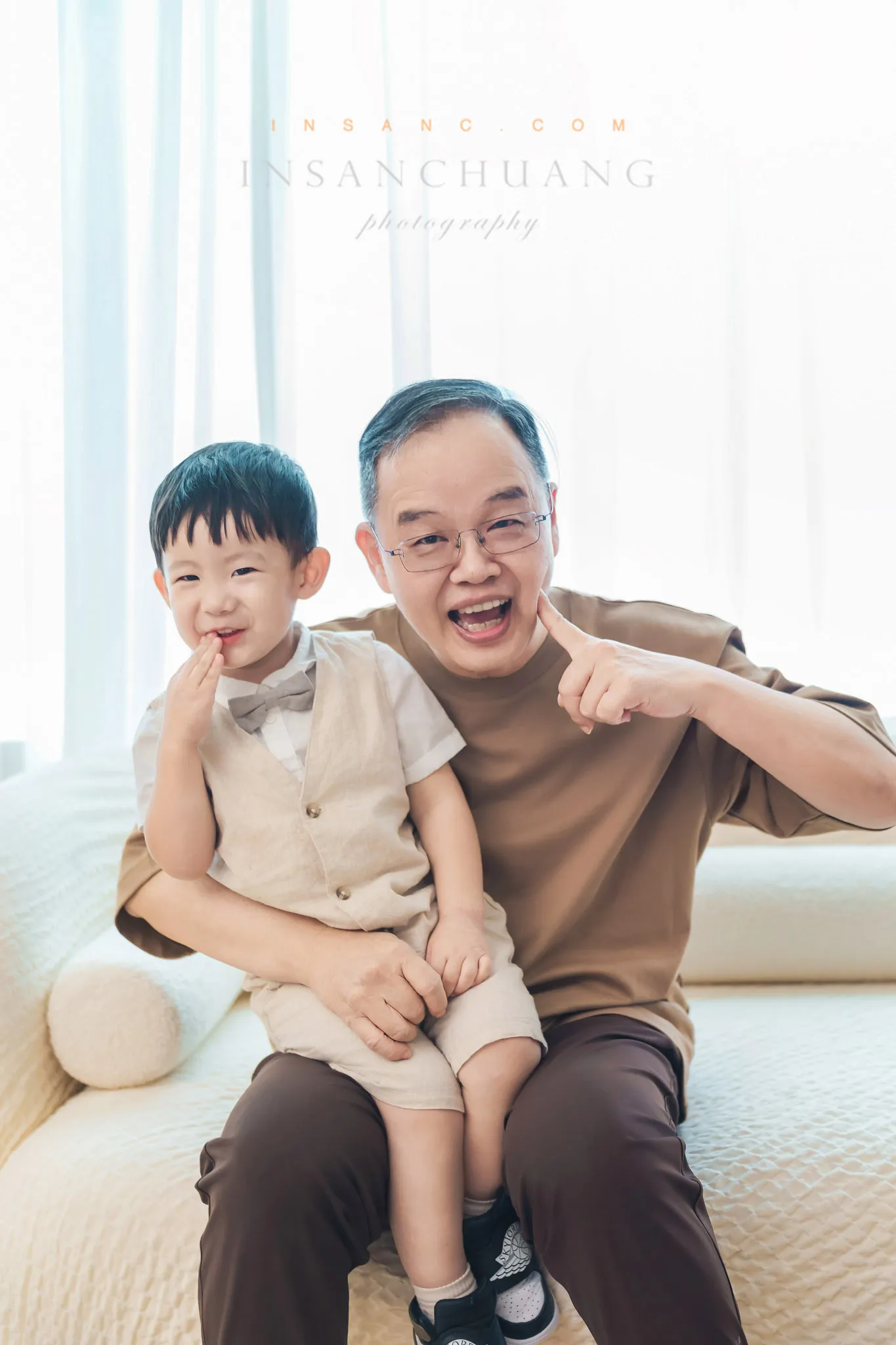 {婚攝英聖|親子攝影}薇婷莉婷全家福-Casper2歲 婚攝英聖