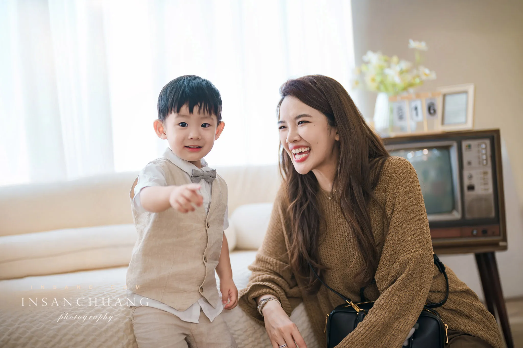 {婚攝英聖|親子攝影}薇婷莉婷全家福-Casper2歲 婚攝英聖