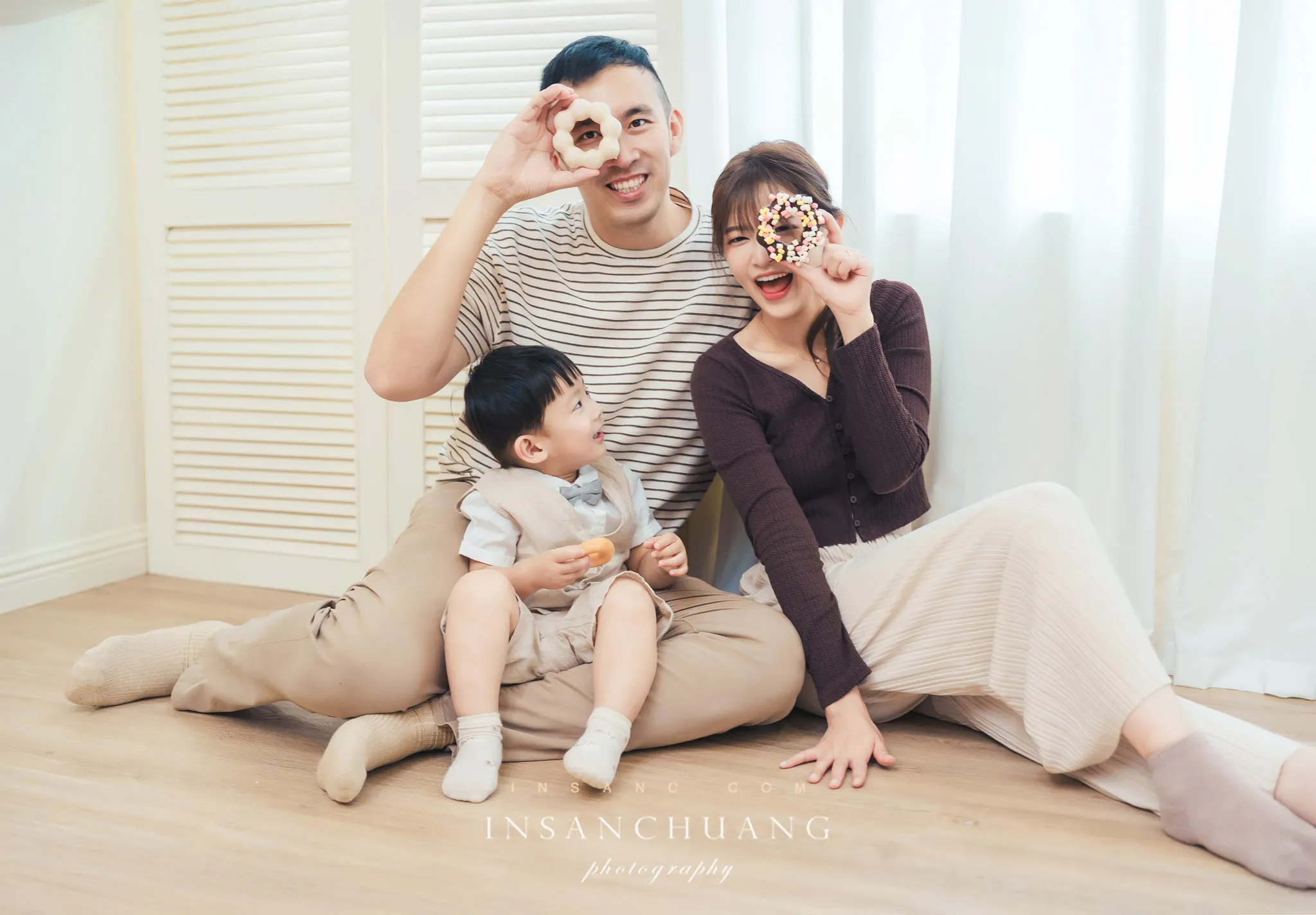 {婚攝英聖|親子攝影}薇婷莉婷全家福-Casper2歲 婚攝英聖