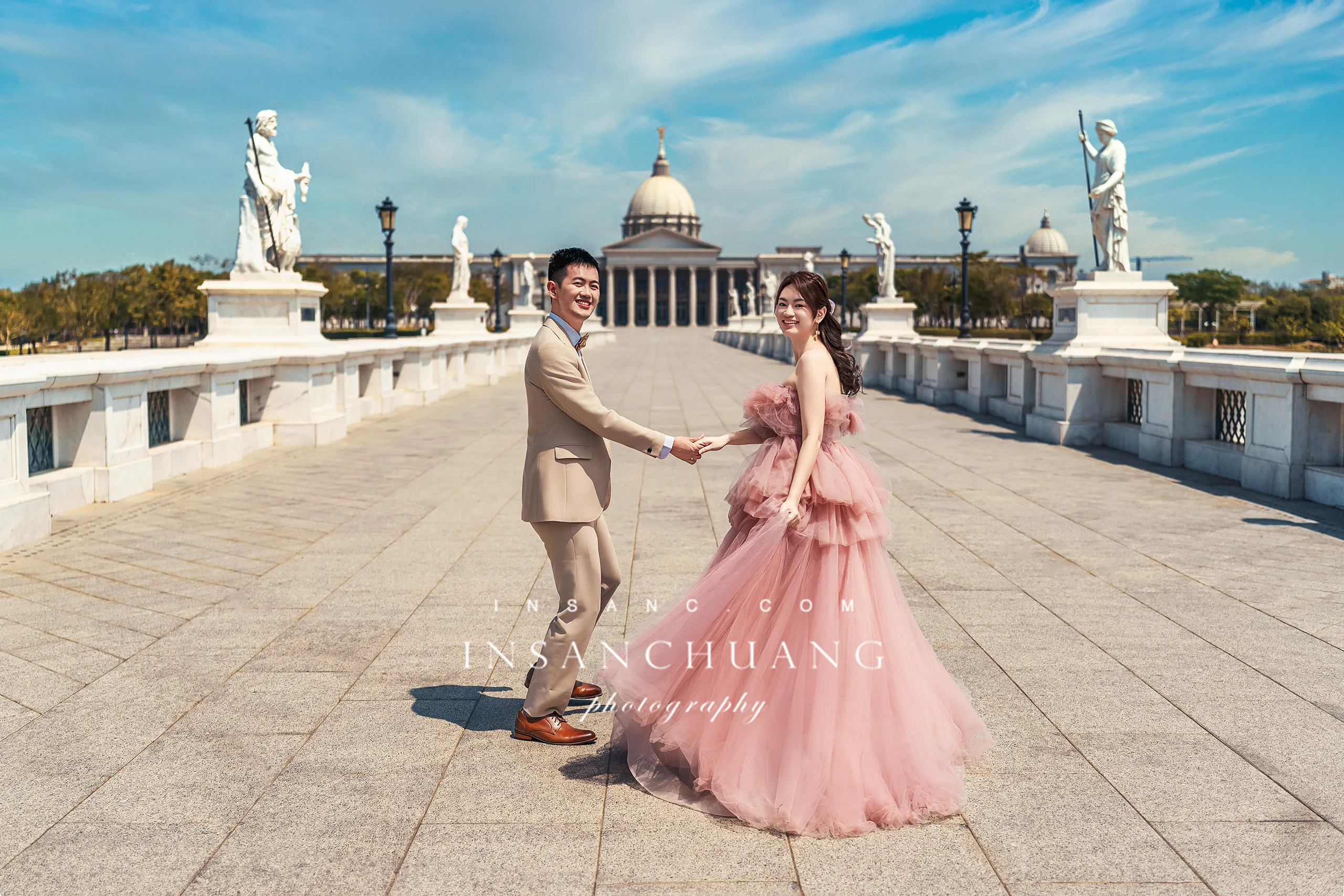{婚攝英聖|自主婚紗}一心+小瑜婚紗-台南成大-奇美博物館-漁光島-造型:崔羿樂 婚攝英聖