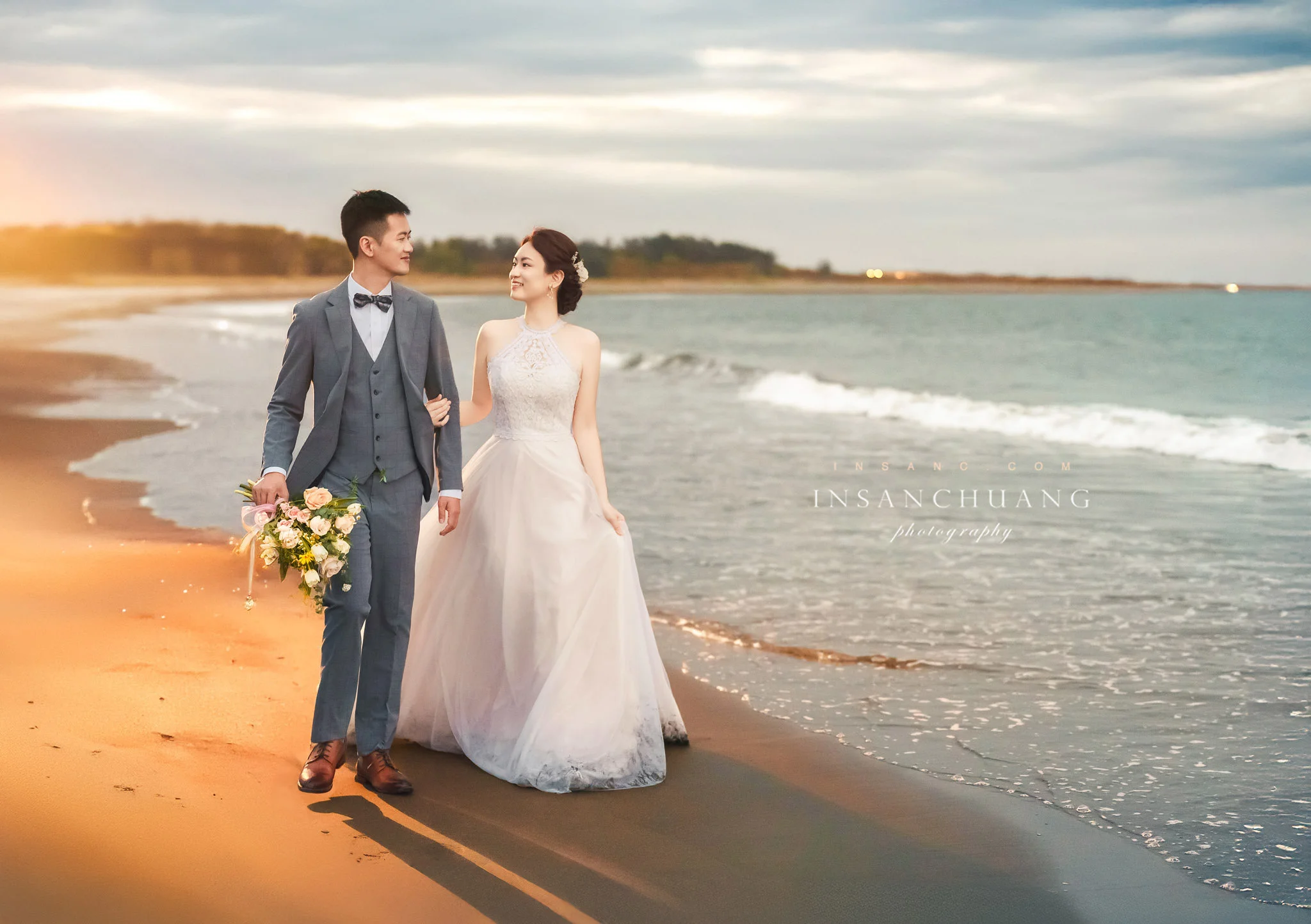 {婚攝英聖|自主婚紗}一心+小瑜婚紗-台南成大-奇美博物館-漁光島-造型:崔羿樂 婚攝英聖