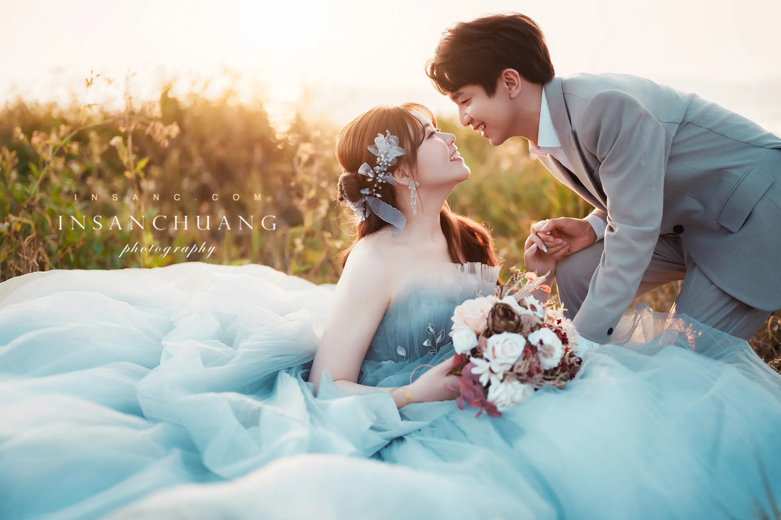落羽松森林婚紗＋夕陽沙灘婚紗｜光影下的溫柔相擁・怡凱 & 陽陽｜婚攝英聖-造型:朵咪 婚攝英聖